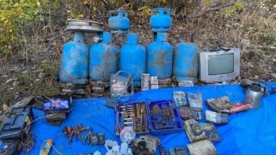 'Eren' operasyonlarında çok sayıda mühimmat ve yaşam malzemeleri ele geçirildi