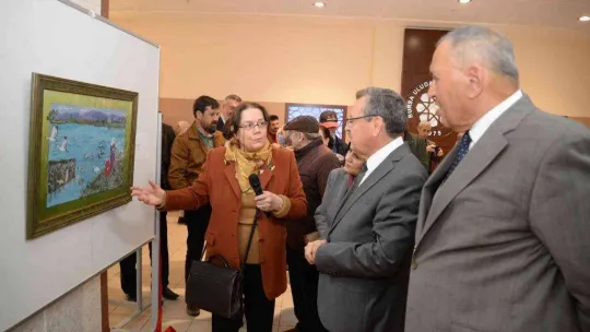 'Geçmişe gittikçe büyüyen şehir: Tokat' sergisi BUÜ'de açıldı