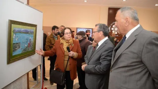 'Geçmişe gittikçe büyüyen şehir: Tokat' sergisi BUÜ'de açıldı