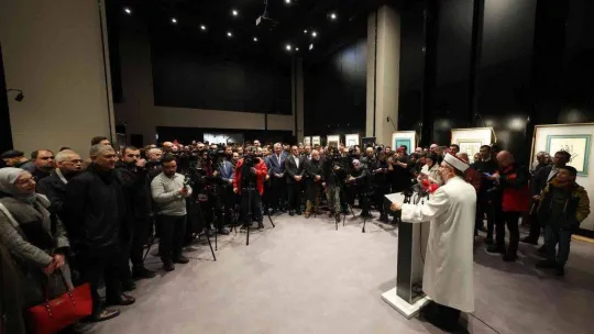 'Kelime-i Tevhid' Hat Eserleri Sergisi AKM'de sanatseverlerle buluştu