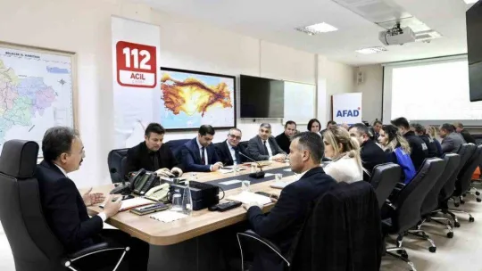 'Kış Tedbirleri Değerlendirme' toplantısı yapıldı.