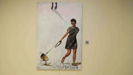 'Küçük İnsanların Gölgeleri' resim sergisi Kartal Belediyesi'nde açıldı