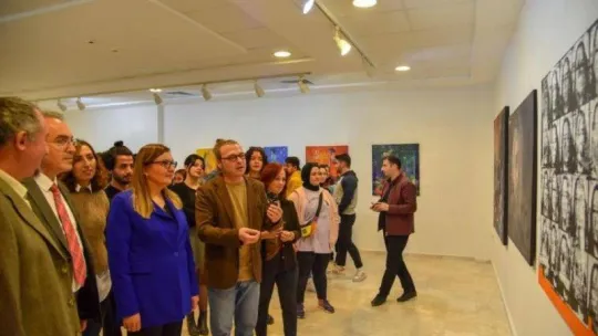 'Orada Olmak-Karşılaşmalar' isimli resim sergisi açıldı