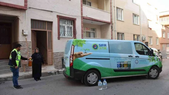 1 litre atık yağ getirene 10 litre Uludağ suyu hediye