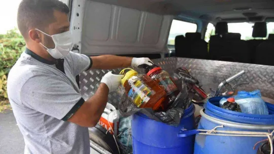1 litre atık yağ getirene 10 litre Uludağ suyu hediye