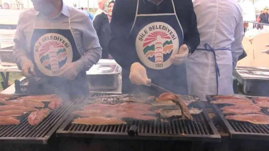 1. Şile Palamut Festivali kapılarını balık severlere açtı