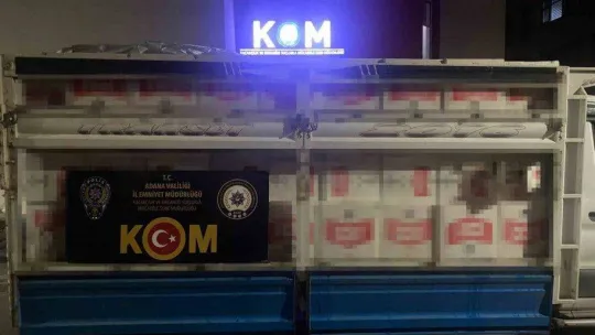 10 milyon 244 bin 400 kaçak sigara ele geçirildi