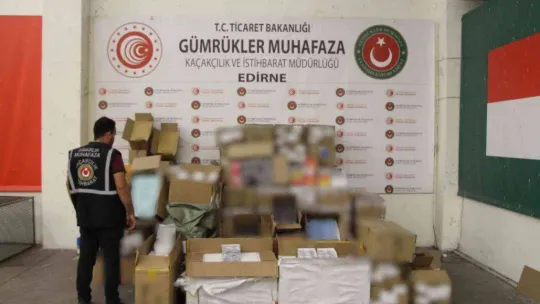 10 milyon lira değerindeki kaçak eşyanın yurda girişi engellendi