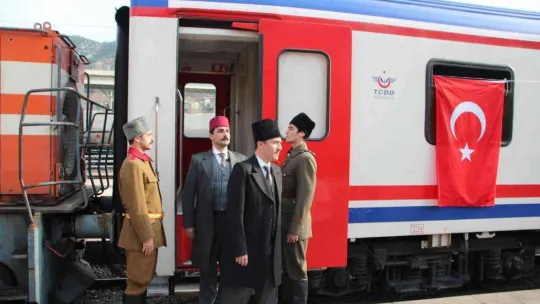 102 yıl önceki heyecan yeniden canlandı