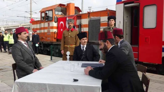 102 yıl önceki heyecan yeniden canlandı
