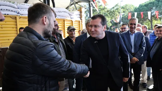 Değirmenköy'de Yerli ve Milli Tohumluk Arpa Dağıtım Töreni Düzenlendi