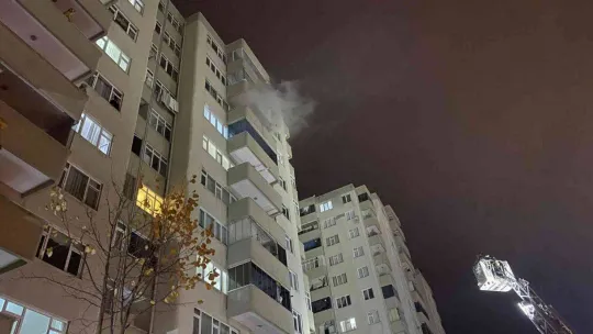 12 katlı binada yangın paniği