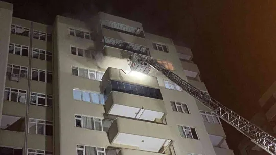 12 katlı binada yangın paniği