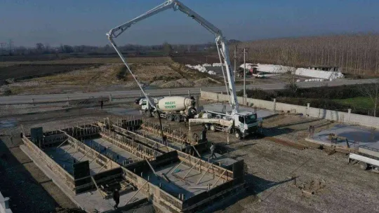 13 milyonluk mezbaha ve hayvan borsası alanının temeli atıldı