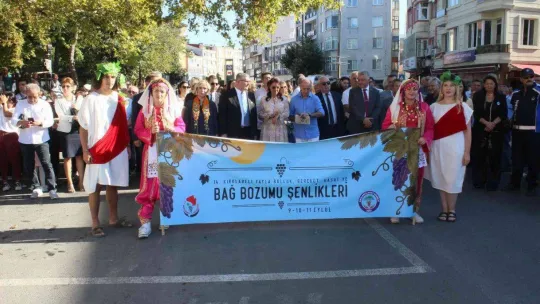 14. Kırklareli Yayla Bolluk, Bereket, Hasat ve Bağbozumu Şenlikleri başladı