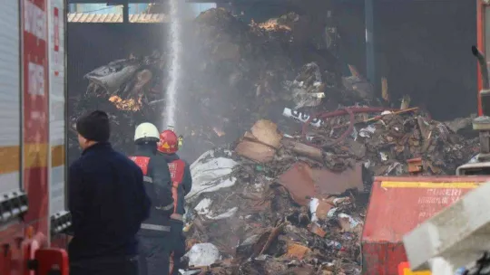 14 saati geçti bölgede soğutma çalışmaları sürüyor