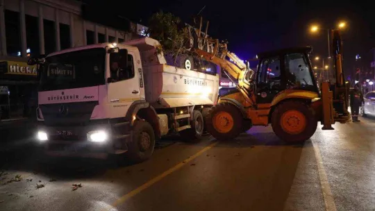 15 Temmuz Caddesi kışa hazır
