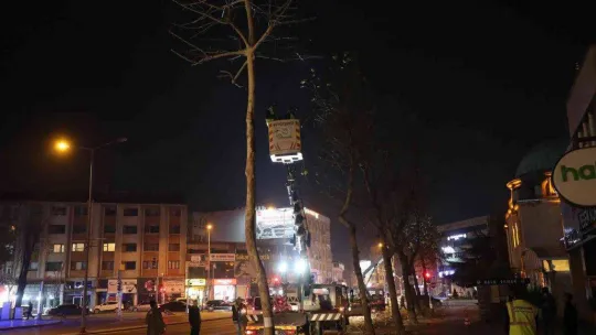 15 Temmuz Caddesi kışa hazır