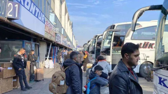 15 Temmuz Demokrasi Otogarı'nda yılbaşı yoğunluğu