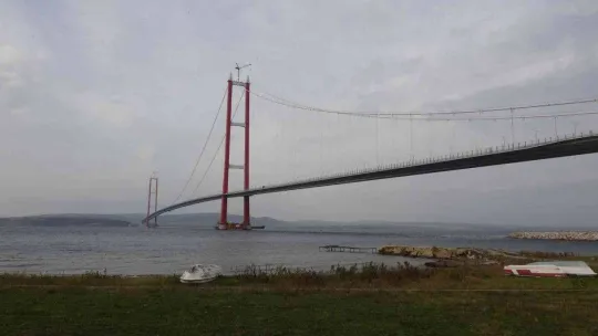 1915 Çanakkale Köprüsü 334 metre kule yüksekliğine ulaştı
