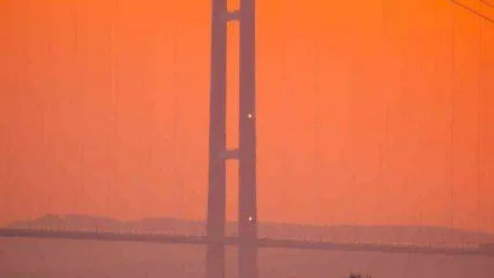 1915 Çanakkale Köprüsü'nde kartpostallık fotoğraflar