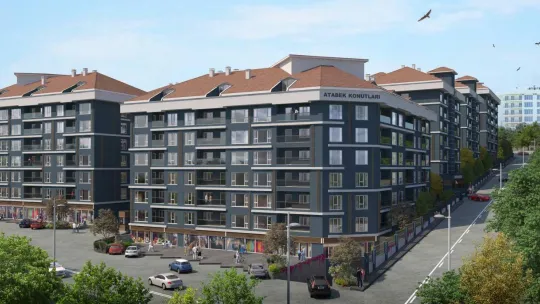 Atabek'te dubleks daireler satışta