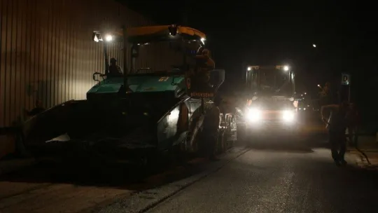 2 bin ton asfaltın kullanıldığı yol, yeni yüzüne kavuştu