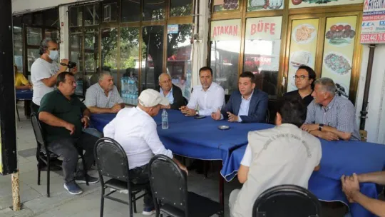 Çiftçilerle istişarelerde bulundular