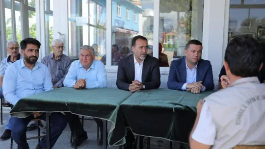 Çiftçilerle istişarelerde bulundular