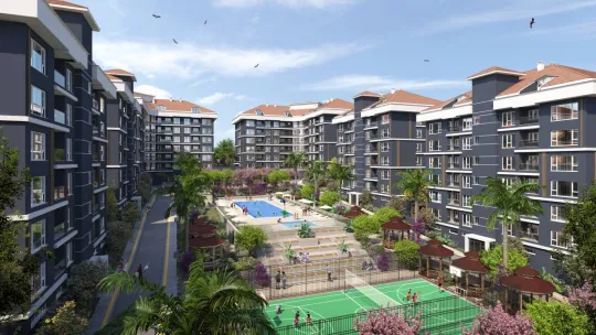 Atabek'te dubleks daireler satışta