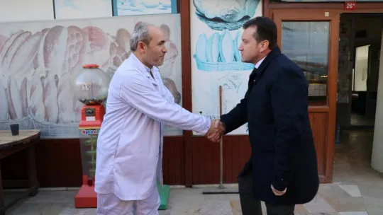 Balcıoğlu, Semt Pazarını ve Esnafı Ziyaret Etti