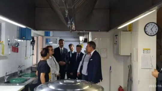 Öğrenci yurdunu incelediler