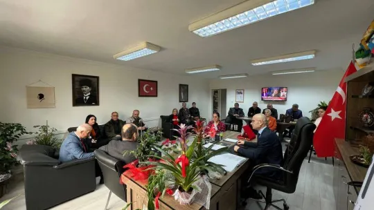 Milletvekili Beyaz'dan İYİ Parti'ye ziyaret