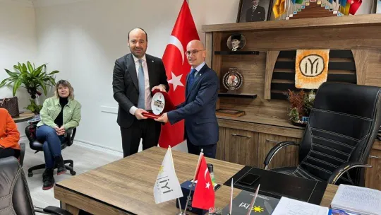 Milletvekili Beyaz'dan İYİ Parti'ye ziyaret