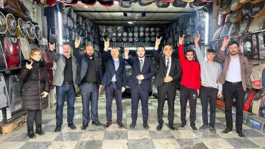 MHP'li milletvekili adaylarından Sanayi esnafına ziyaretler