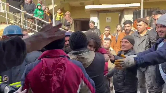 35 saat sonra inanılmaz kurtuluş