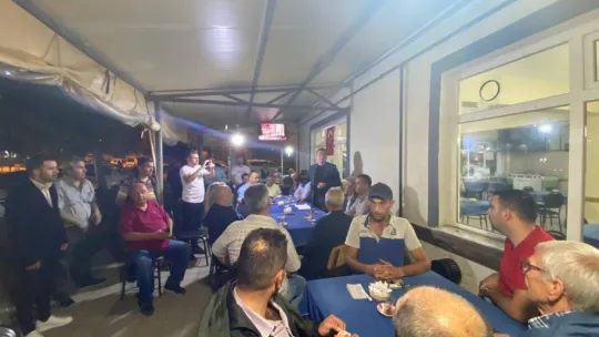 Bora Balcıoğlu Danamandıra'da vatandaşlarla buluştu