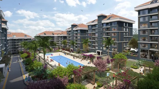 Atabek'te dubleks daireler satışta