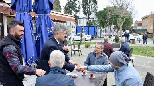 Hakverdi, vatandaşlarla bir araya gelmeye devam ediyor