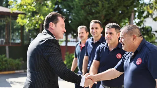 Başkan Balcıoğlu Silivri İtfaiye İstasyonu'nu Ziyaret Etti