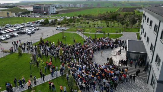 Başkan Bora Balcıoğlu, Belediye Personeliyle Buluştu