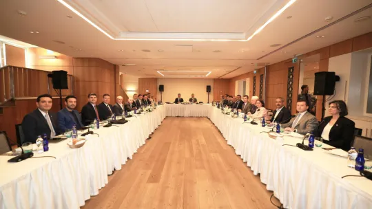 Başkan Balcıoğlu, İmamoğlu ve Çelik ile Buluştu