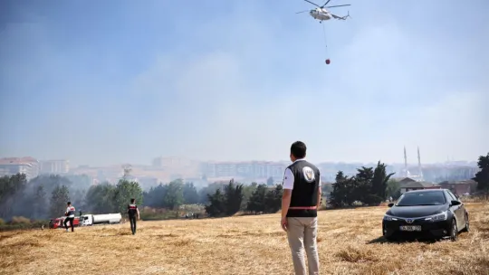 Silivri'de 11 Farklı Noktada, Aynı Anda Çıkan Yangınlar Kısa Sürede Kontrol Altına Alındı