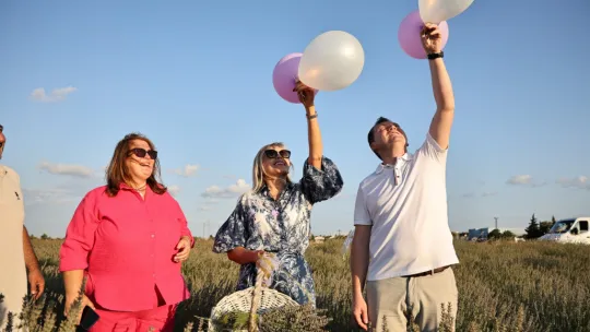 Başkan Balcıoğlu Lavanta Hasatı ve Zeytinyağı Tadım Etkinliğine Katıldı