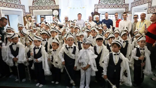 Başkan Bora Balcıoğlu, Toplu Sünnet Şöleni Öncesinde Mevlid-i Şerif'e Katıldı