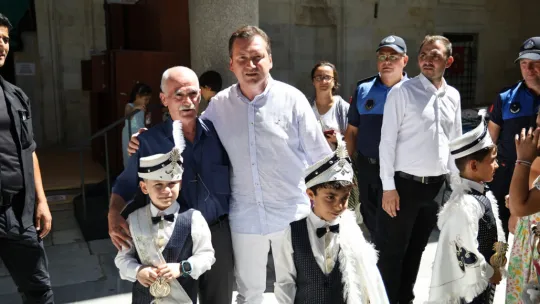 Başkan Bora Balcıoğlu, Toplu Sünnet Şöleni Öncesinde Mevlid-i Şerif'e Katıldı