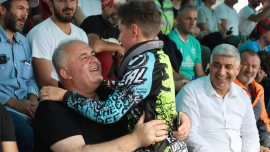 Türkiye motorkros şampiyonası Çatalca'da gerçekleşti