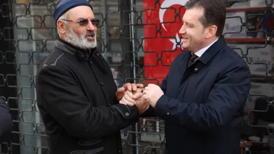 Balcıoğlu, Semt Pazarını ve Esnafı Ziyaret Etti