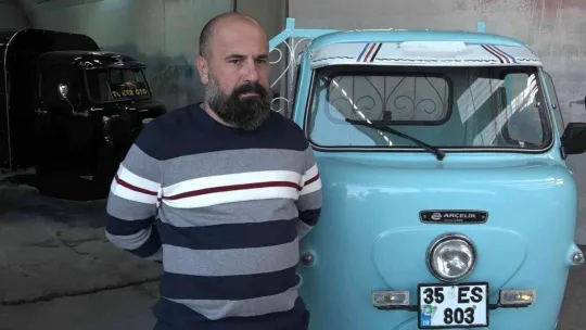 50 yıllık triportörleri ilk günkü ihtişamıyla yeniliyor