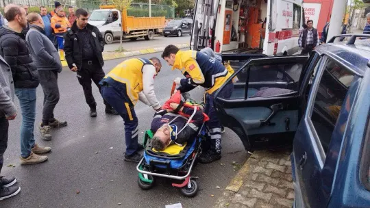 Yağış kaza getirdi